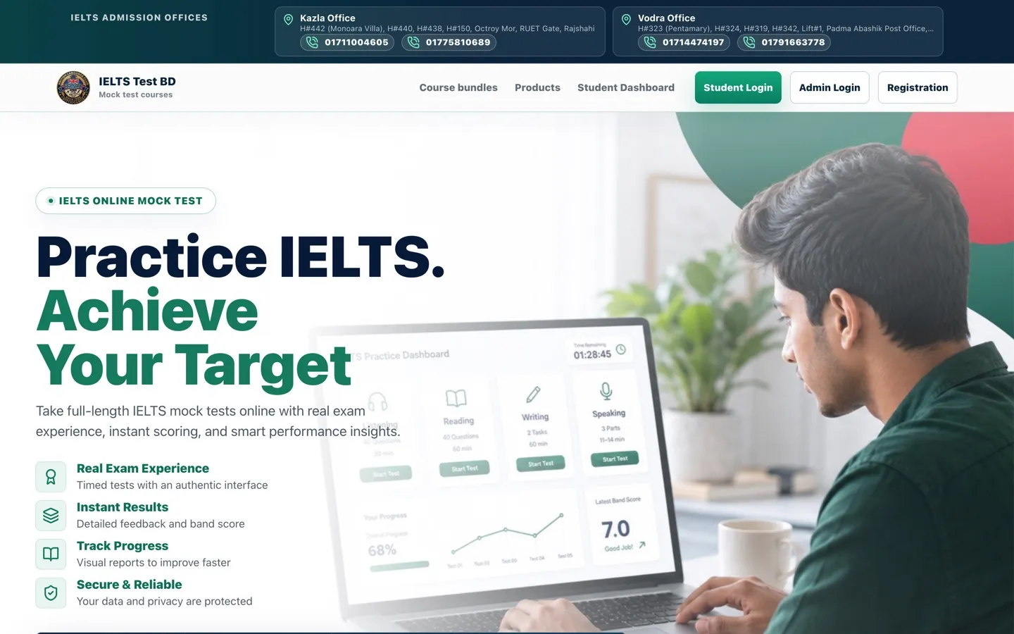 IELTS Test BD platform