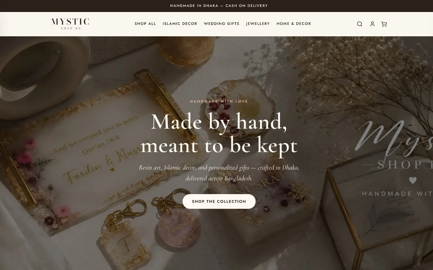 Mystic Shop BD e-commerce store