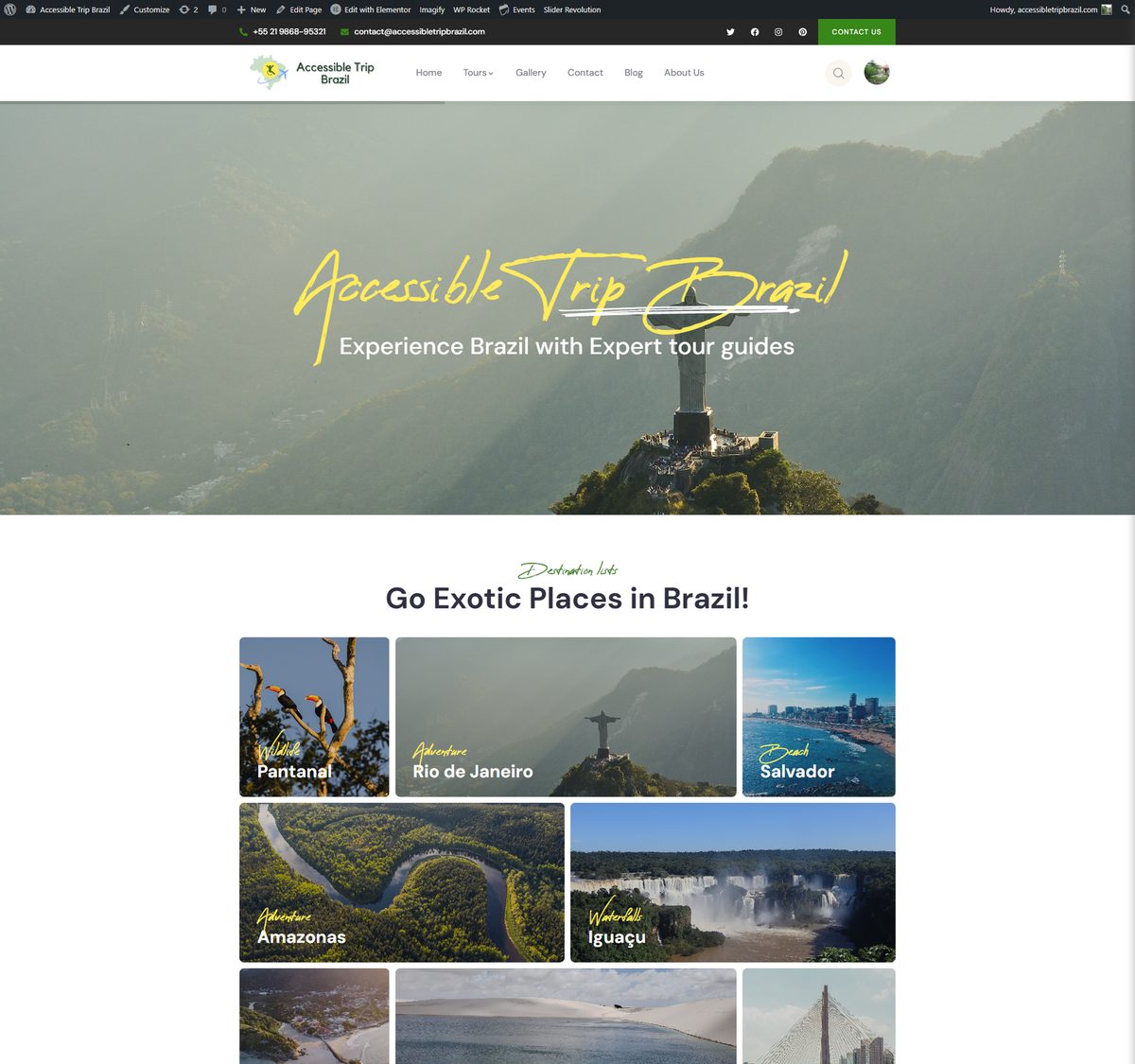Accessible Trip Brazil travel website