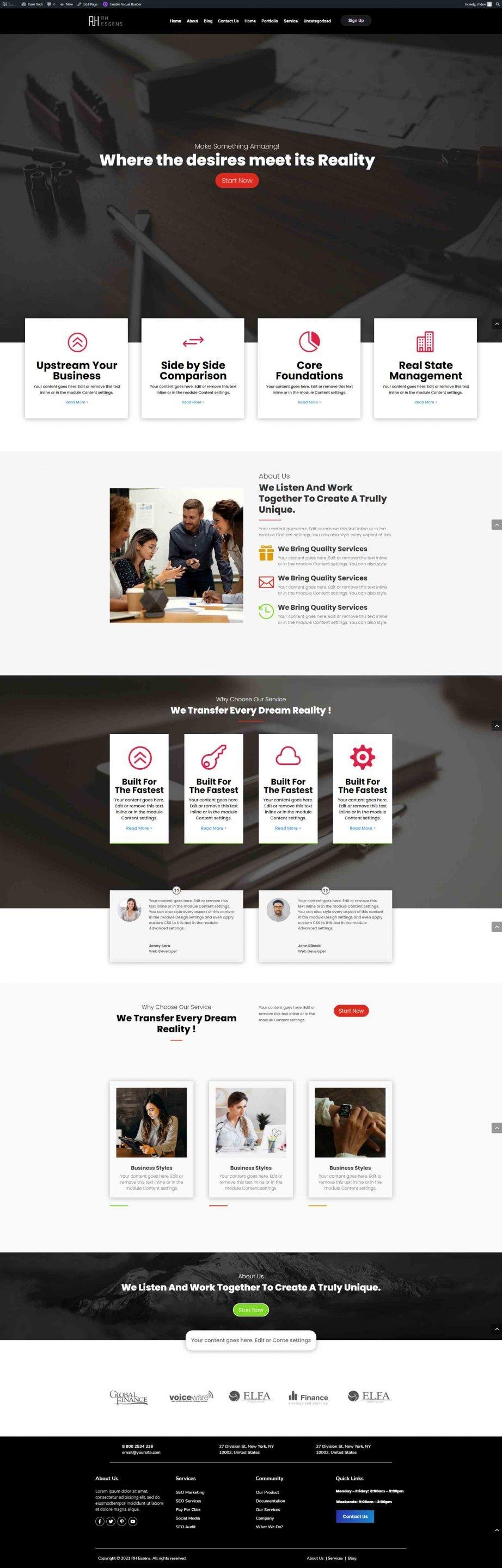 Agency site for mockup scaled